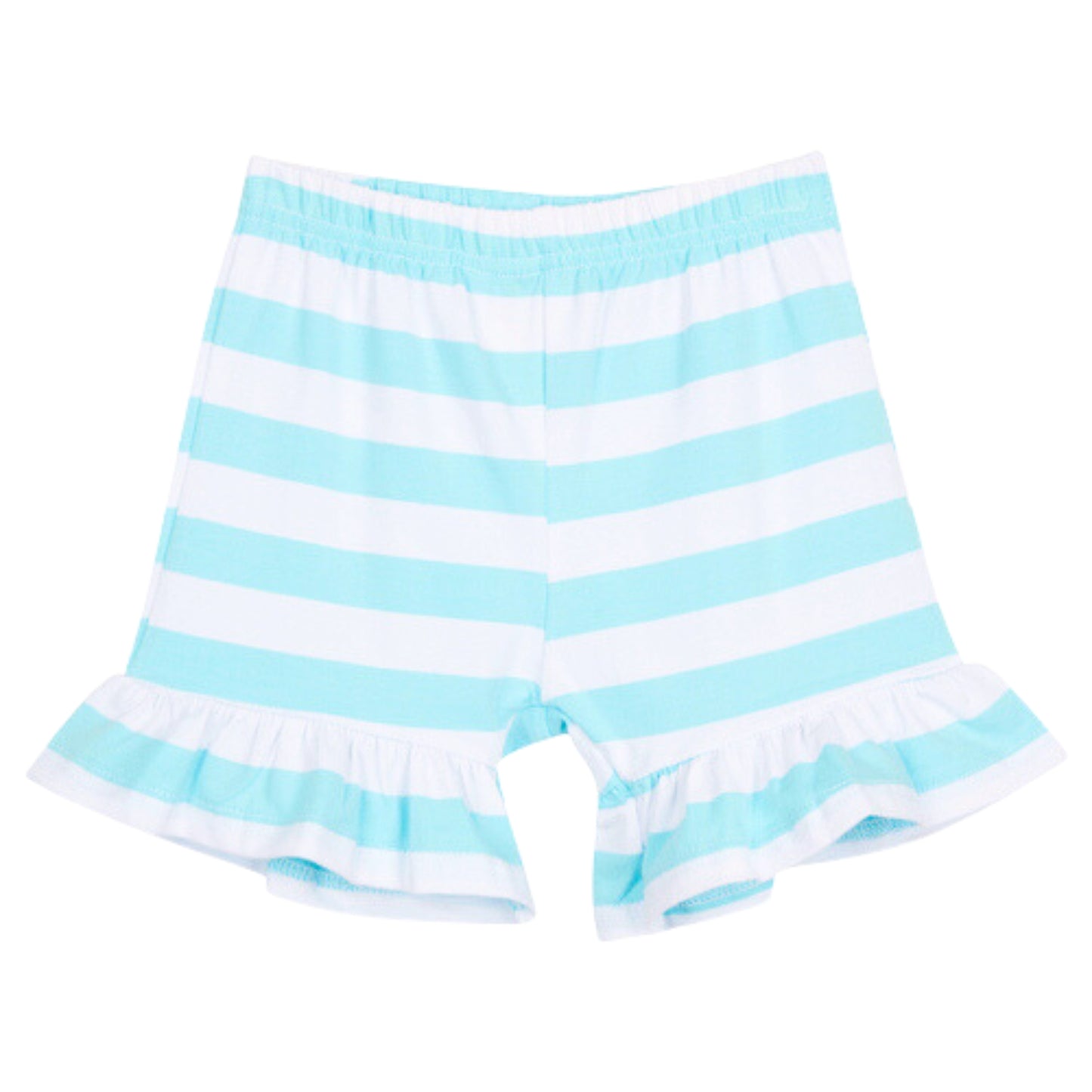 Striped Ruffle Shorts
