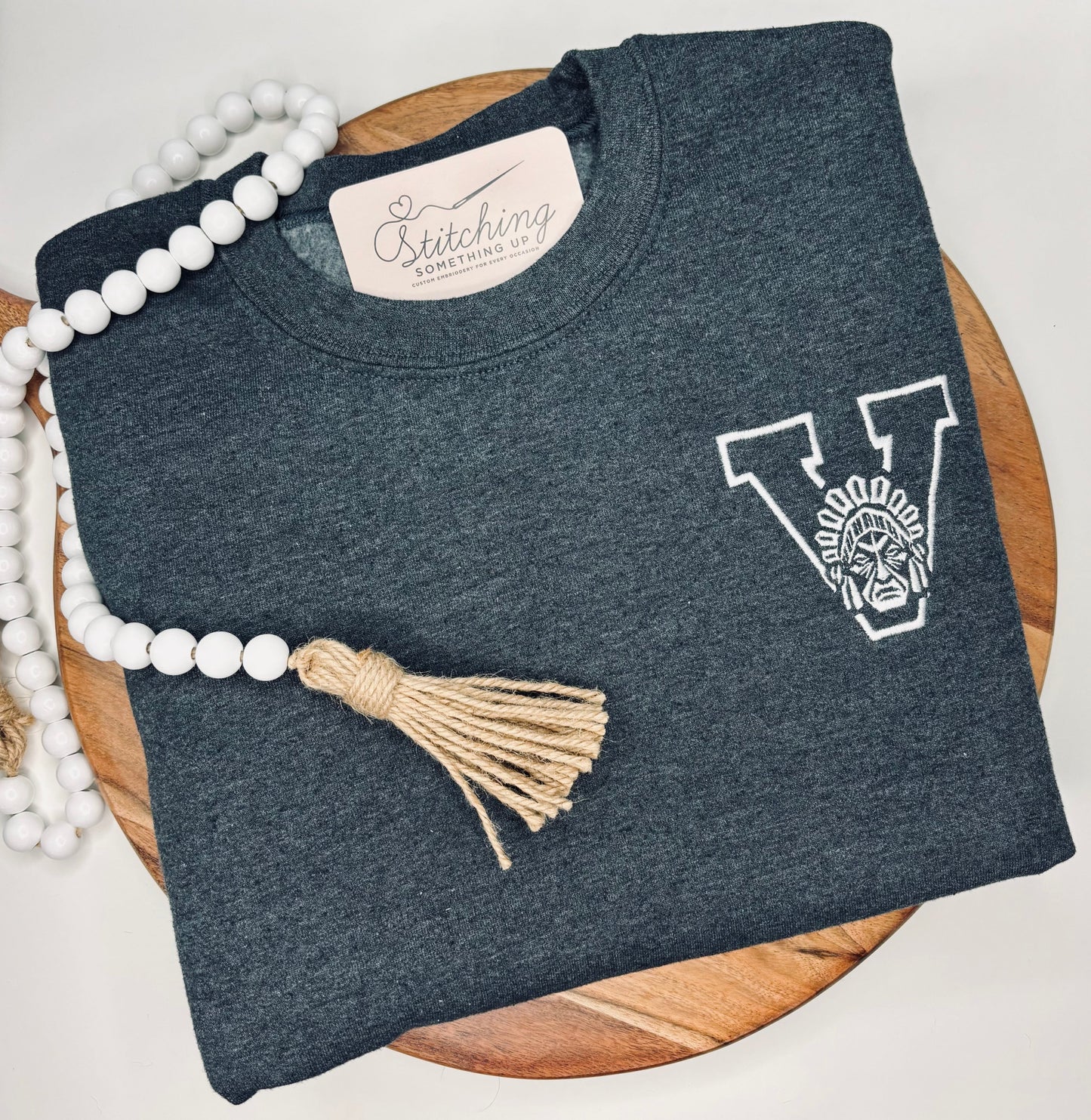 Custom School Left Chest Logo Top - ANY SCHOOL