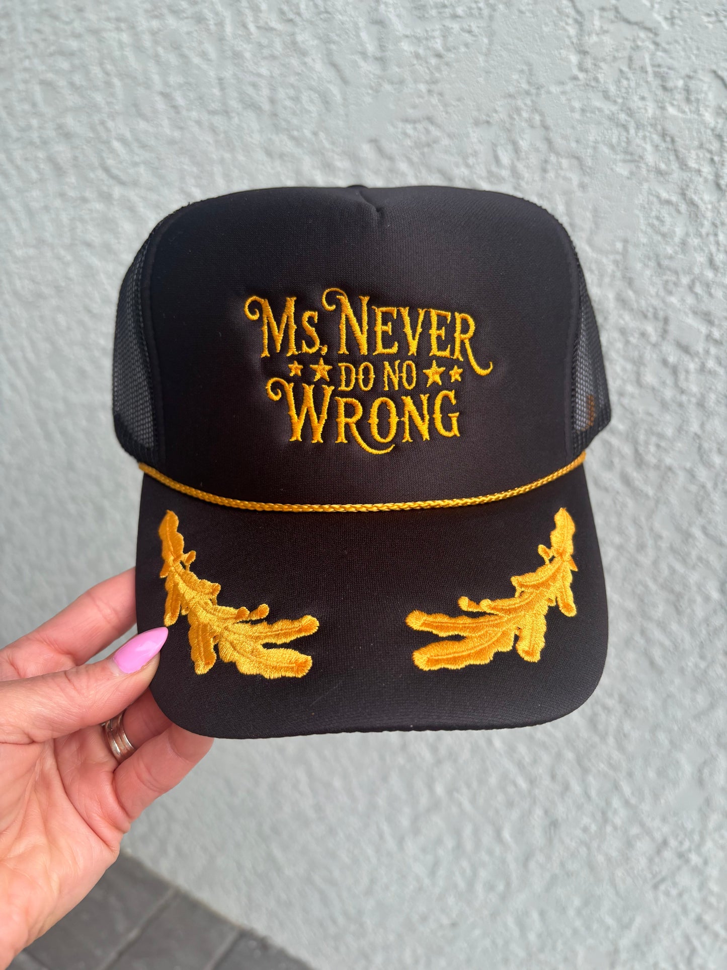 Ms. Never Do No Wrong Hat