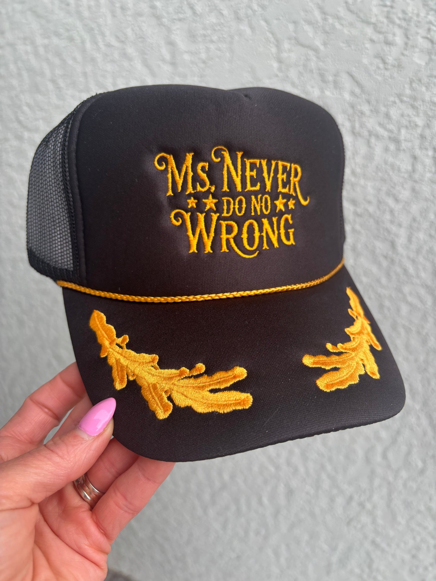 Ms. Never Do No Wrong Hat