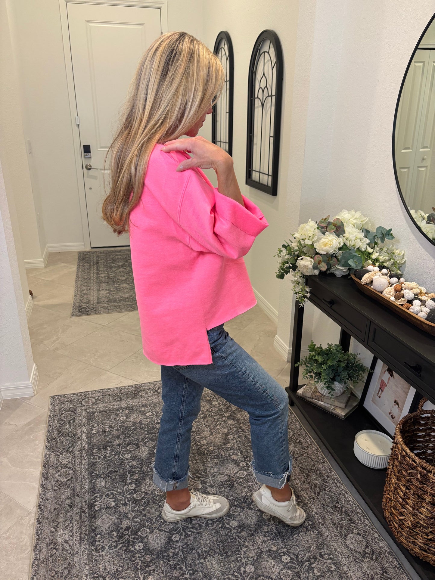 Applique Monogrammed Sweatshirt – ANY COLOR - ANY FABRIC