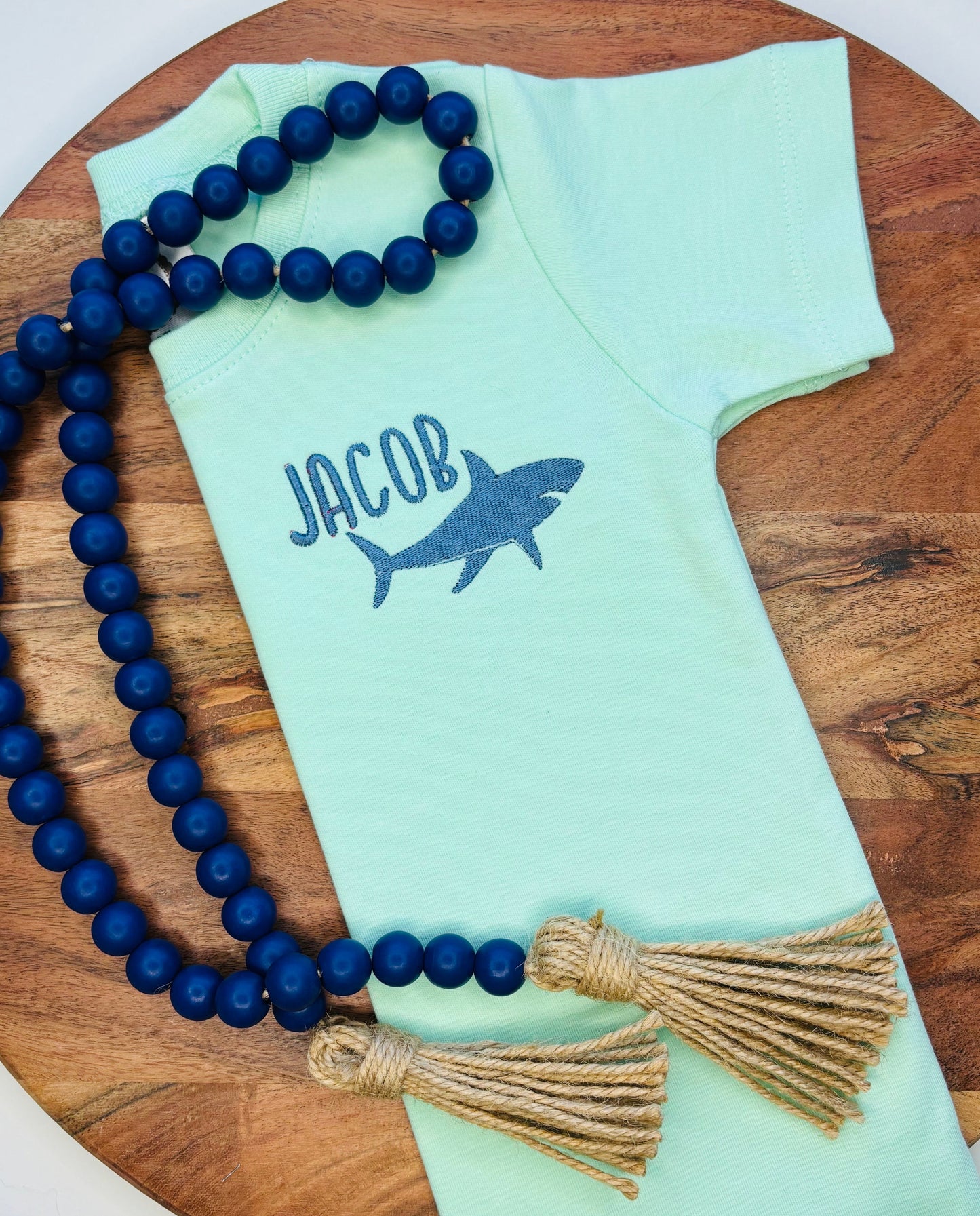 Personalized Boys Monogram Left Chest Tee