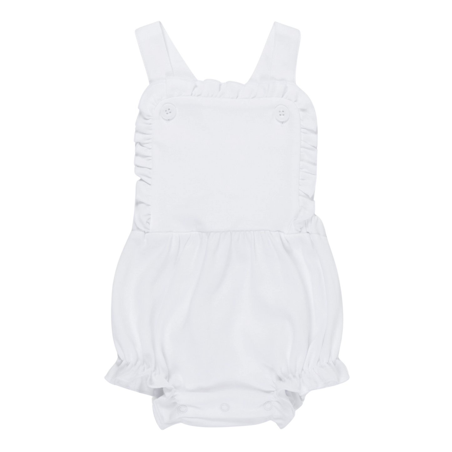 Personalized Vintage Ruffled Romper