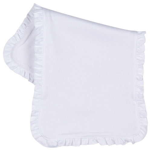 Personalized Baby Girl Burp Cloth & Bib Set