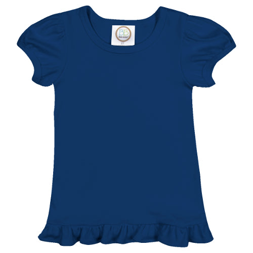 Girls Personalized Patriotic Bow Embroidered Shirt – Red, White & Blue 4th of July Top
