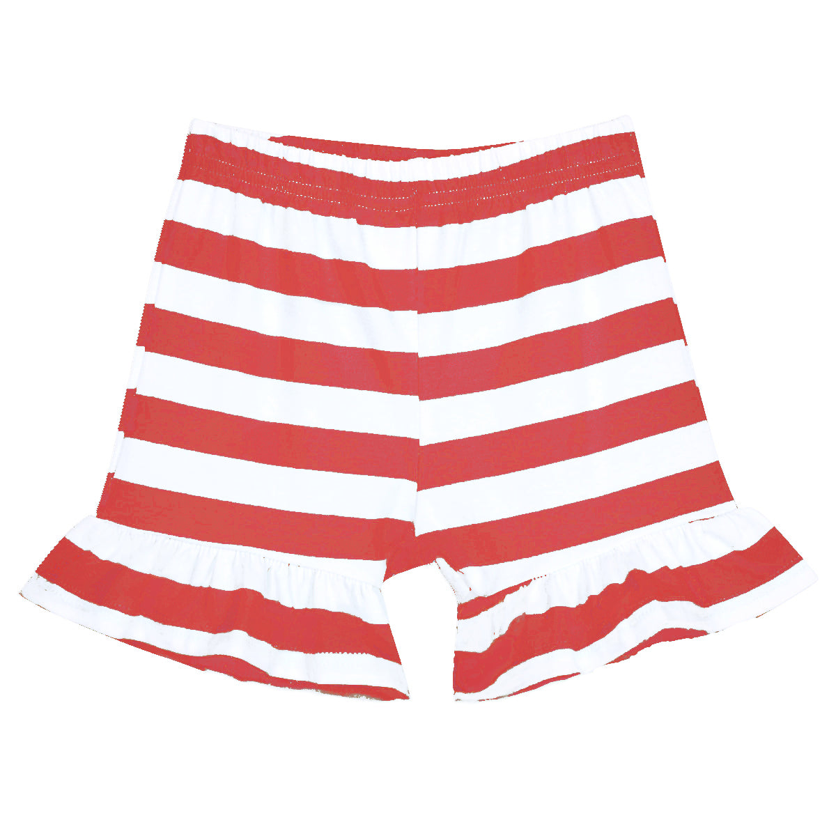 Striped Ruffle Shorts