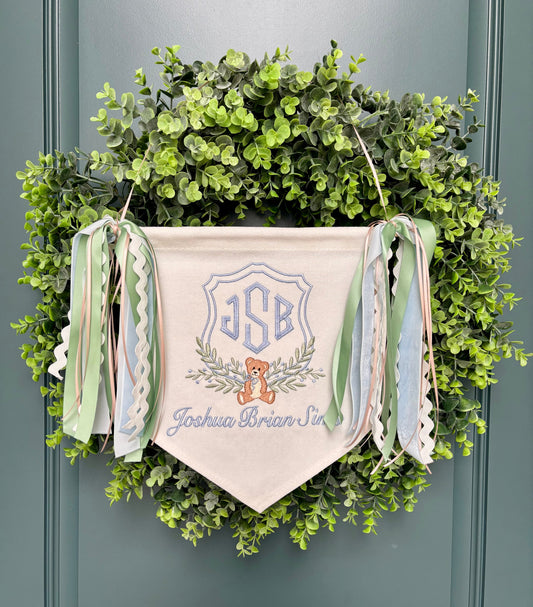 Personalized Welcome Baby Banner