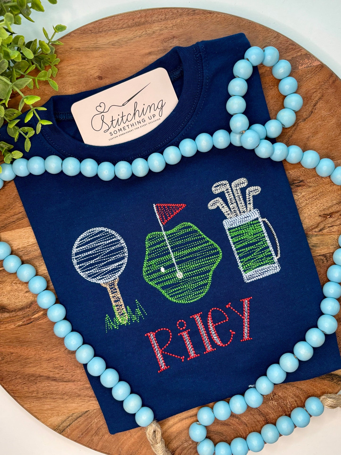 Personalized Boys Golf Tee