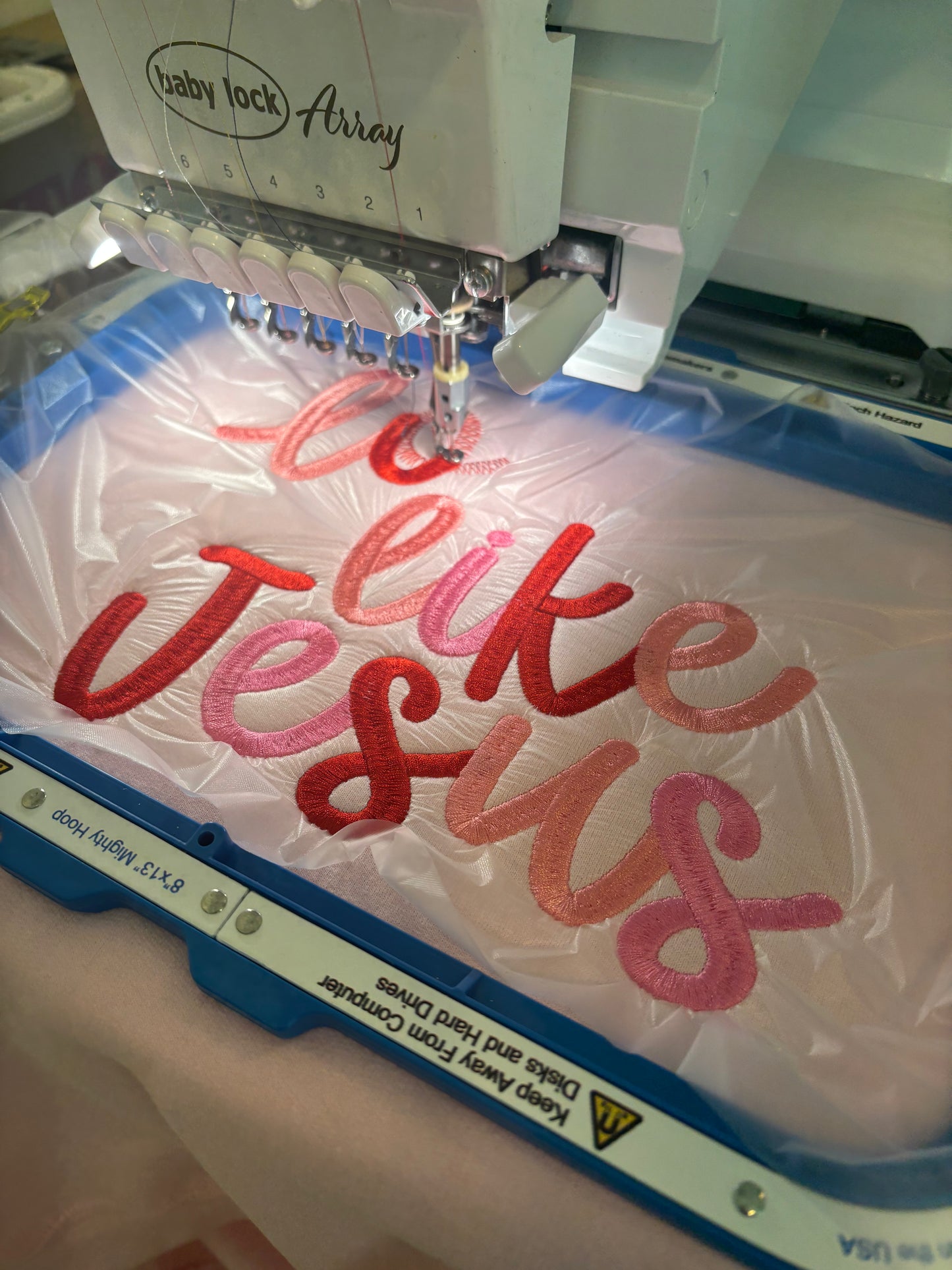 Love Like Jesus Embroidered Sweatshirt - ANY COLOR