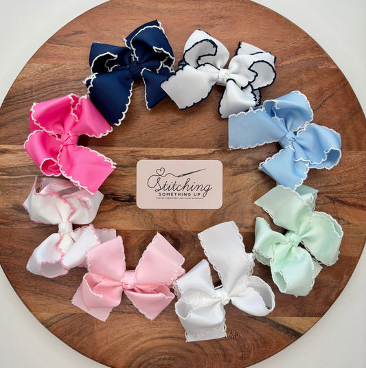 Small - Personalized Girls Hair Bows