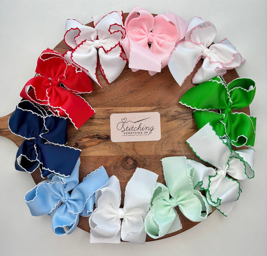 Large - Personalized Girls Hair Bows