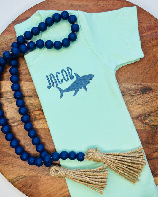 Personalized Boys Monogram Left Chest Tee