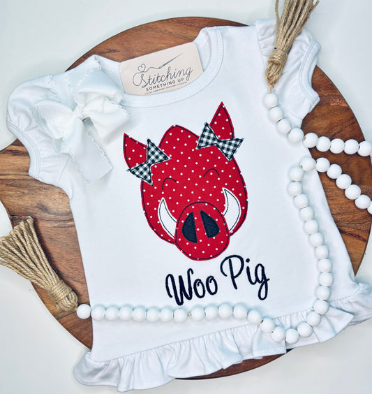 Personalized Arkansas Razorbacks Tee