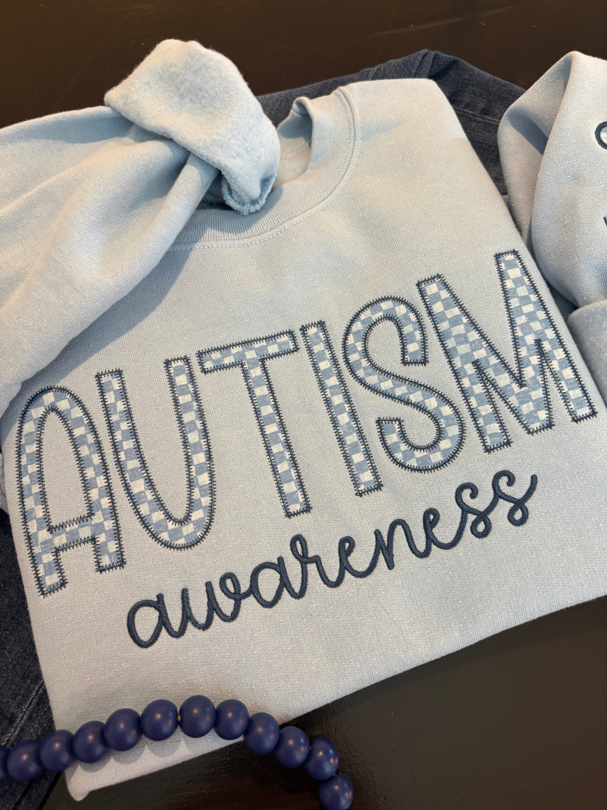 Autism Awareness Appliqué Sweatshirt